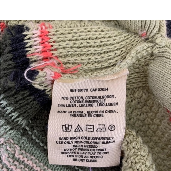 Anthropologie Moth Calexico Hooded Striped Poncho - Picture 3 of 9